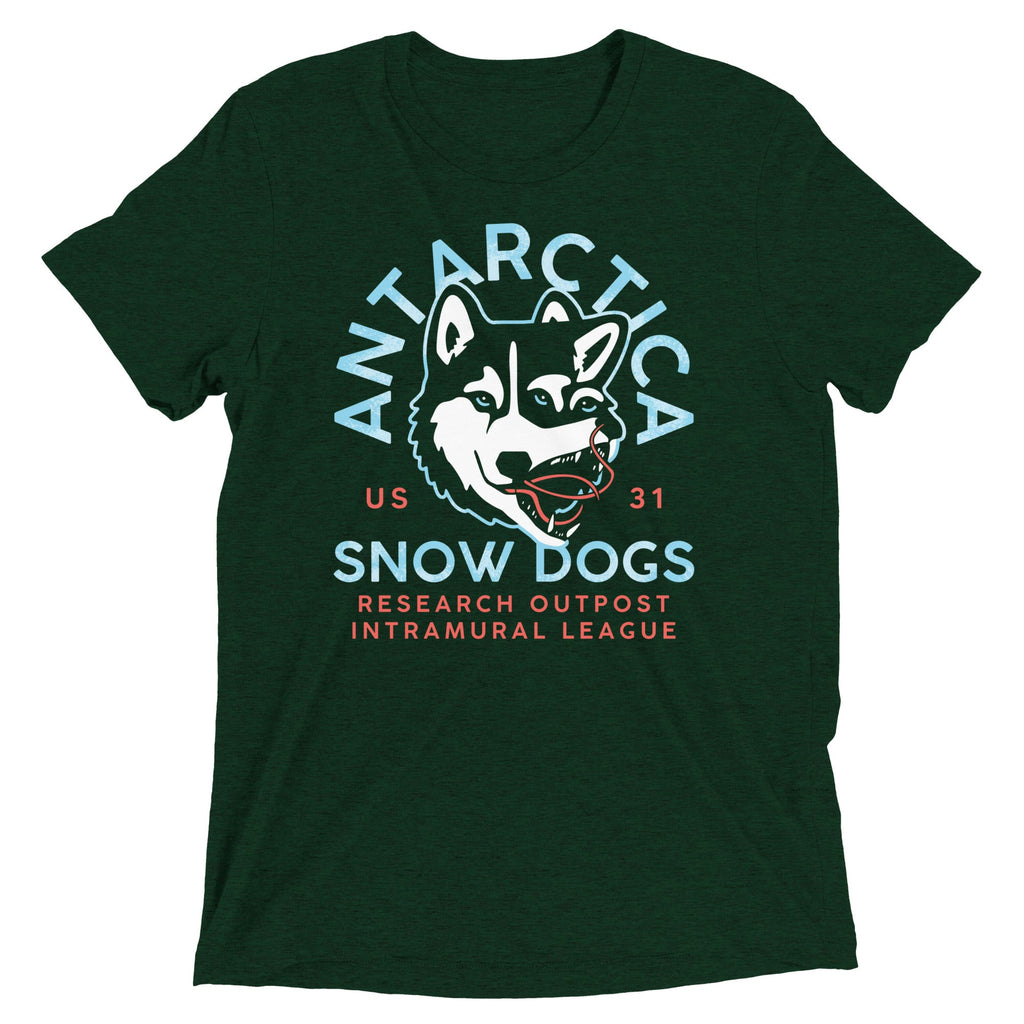 Antarctica Snow Dogs Men's Tri-Blend Tee