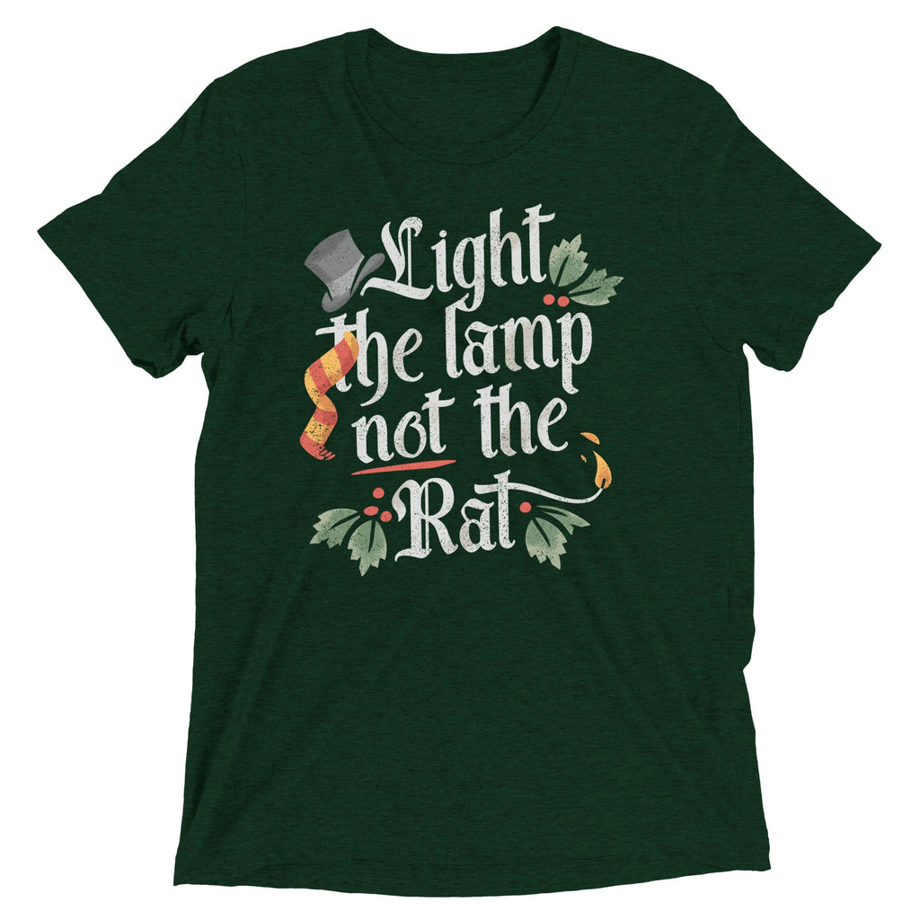 Light The Lamp Not The Rat Men's Tri-Blend Tee