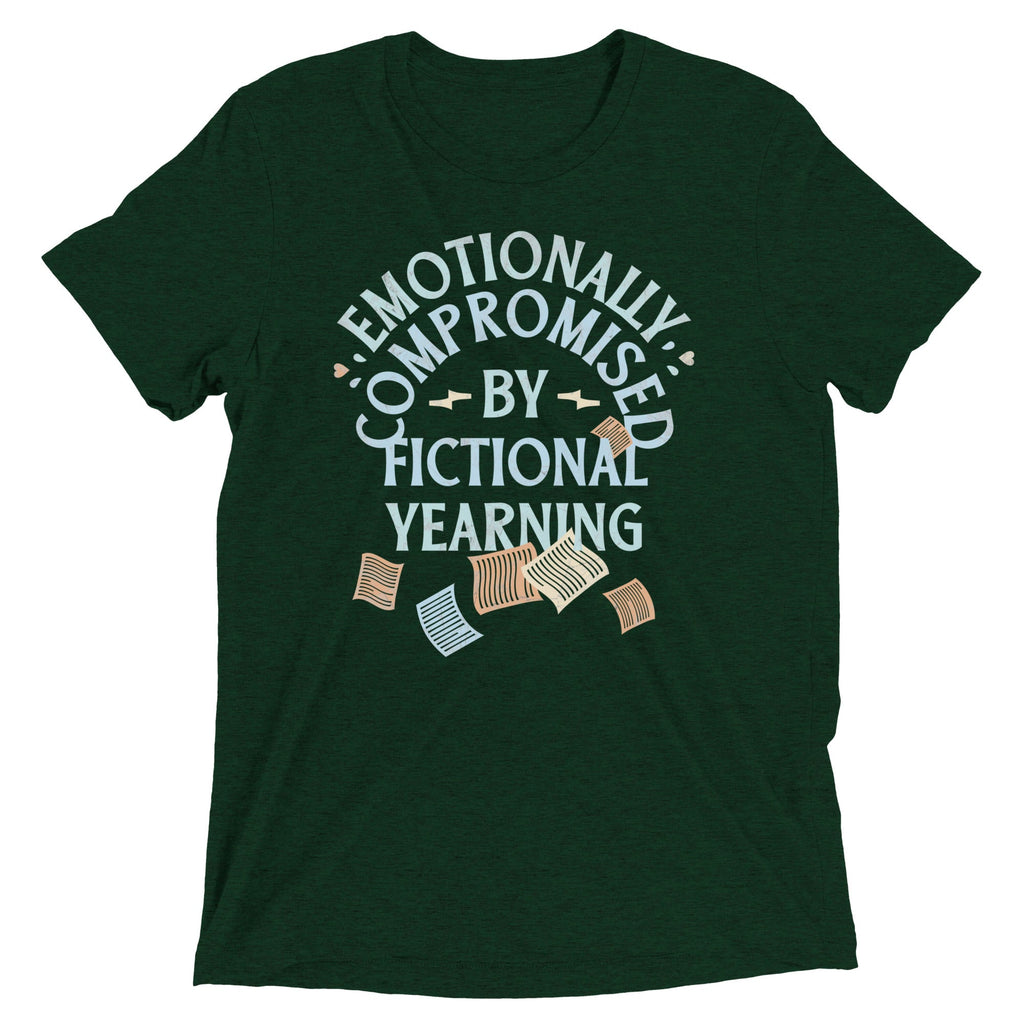 Emotionally Compromised By Fictional Yearning Men's Tri-Blend Tee