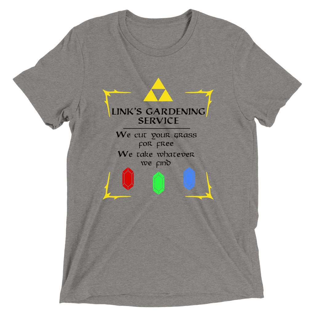 Link's Gardening Service Men's Tri-Blend Tee