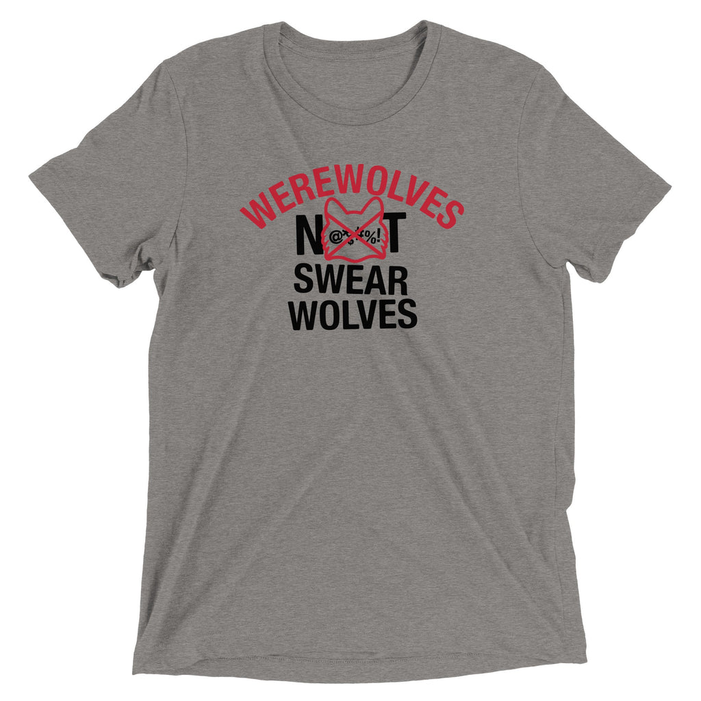 Werewolves Not Swearwolves Men's Tri-Blend Tee