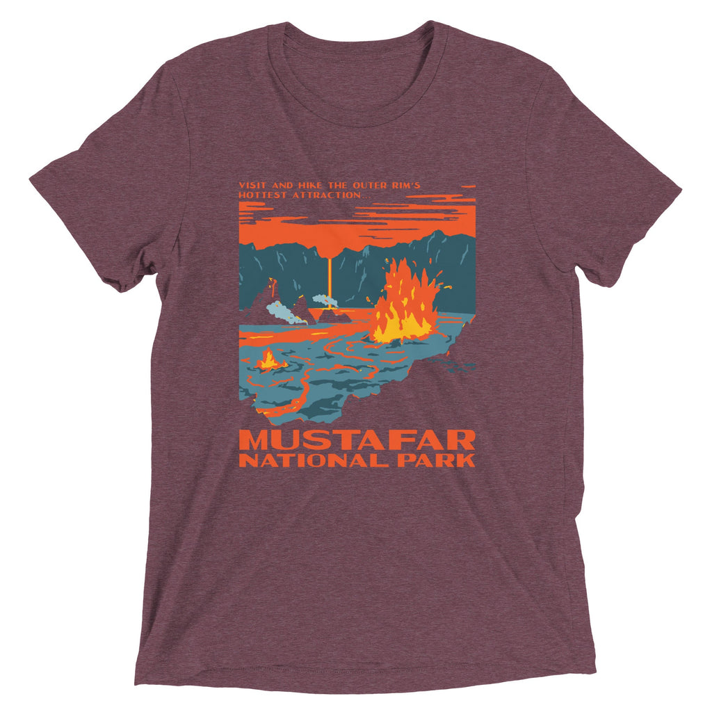 Mustafar National Park Men's Tri-Blend Tee