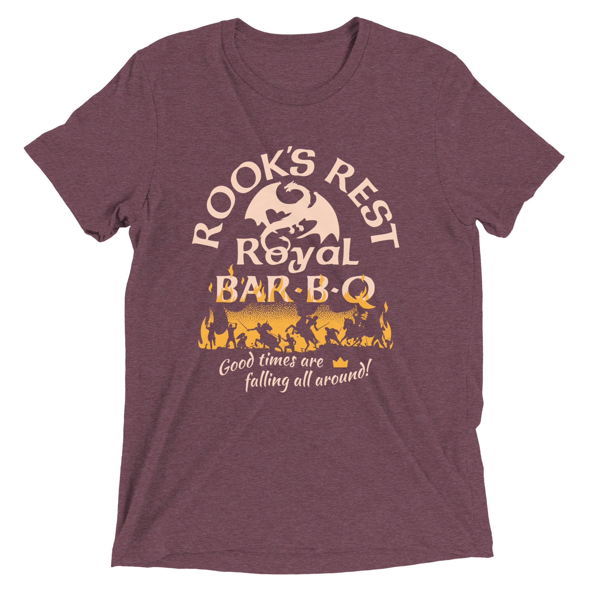 Rook's Rest Royal Bar-B-Q Men's Tri-Blend Tee