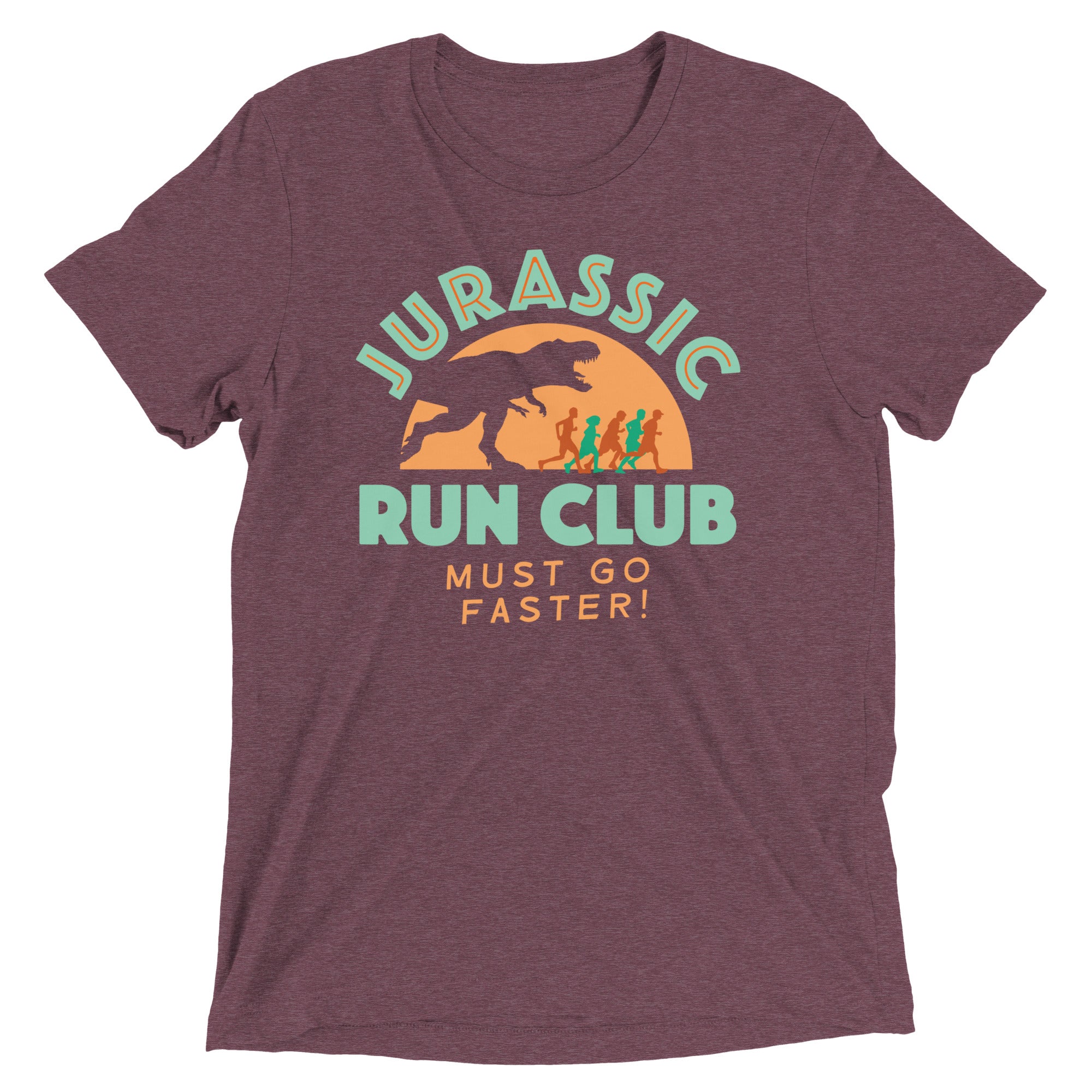 Jurassic Run Club Men's Tri-Blend Tee