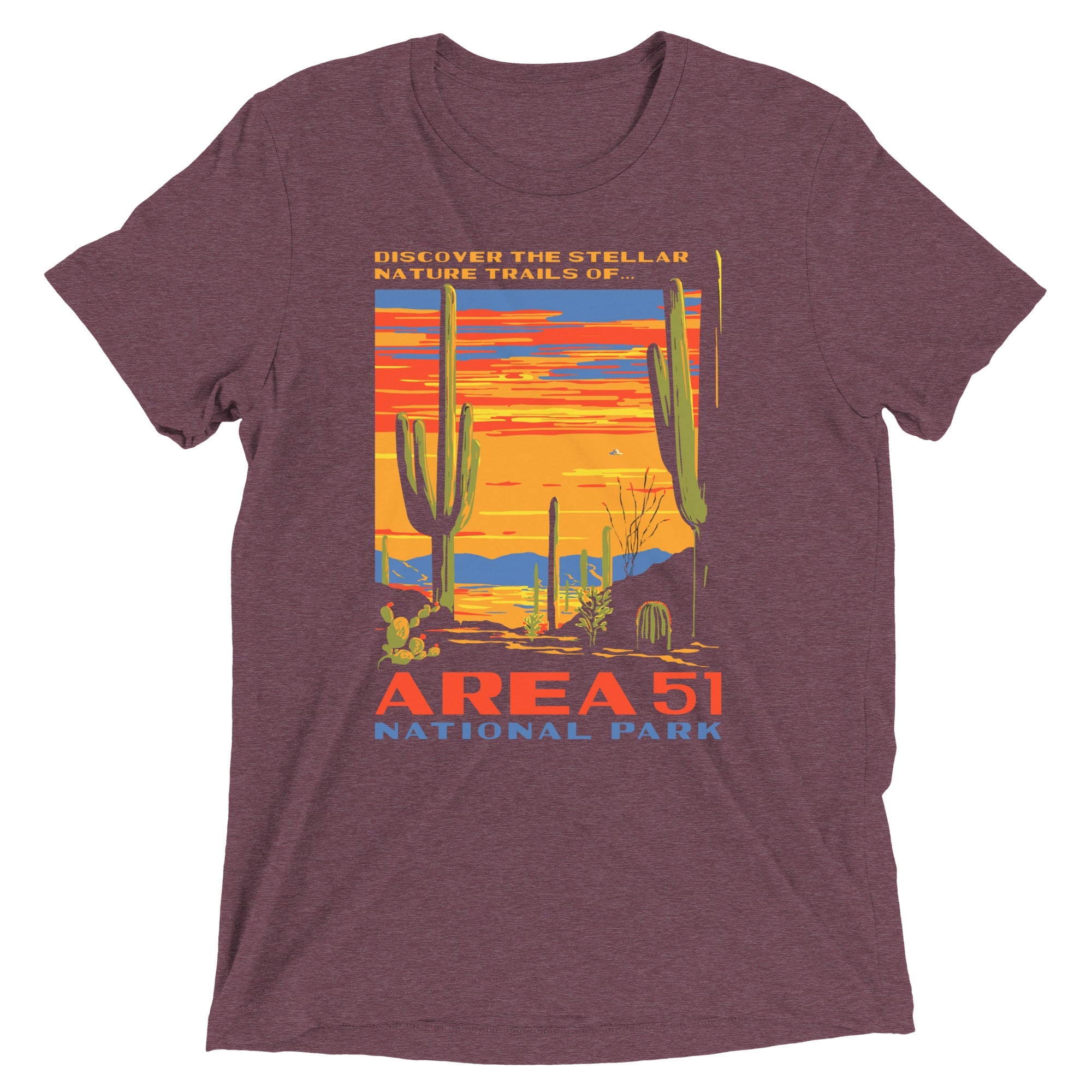 Area 51 National Park Men's Tri-Blend Tee