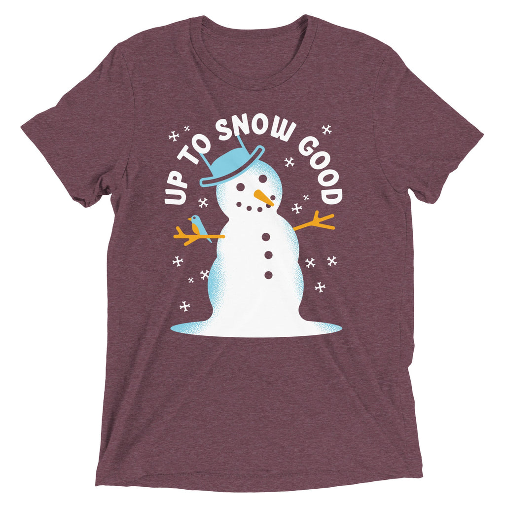 Up To Snow Good Men's Tri-Blend Tee