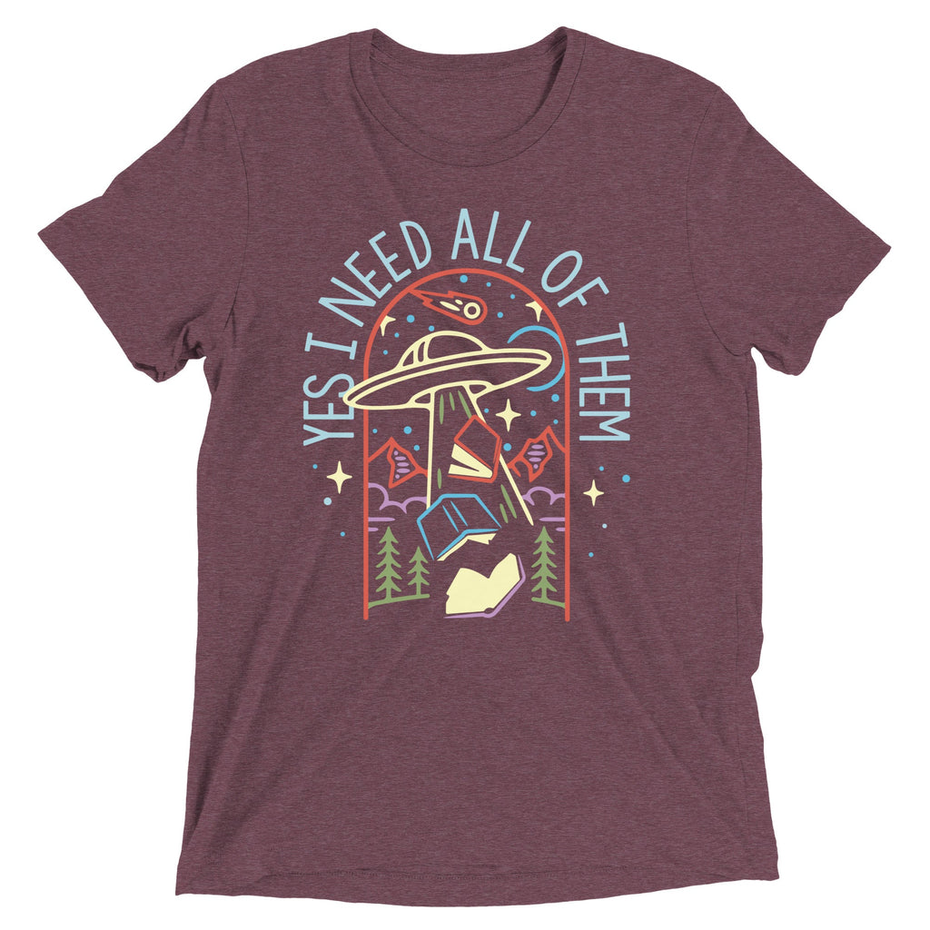 Yes I Need All Of Them Men's Tri-Blend Tee