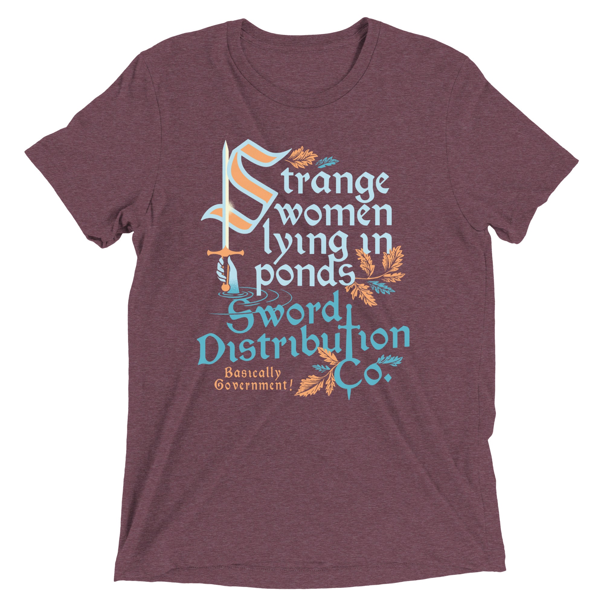 Strange Women Lying In Ponds Sword Distribution Co Men's Tri-Blend Tee