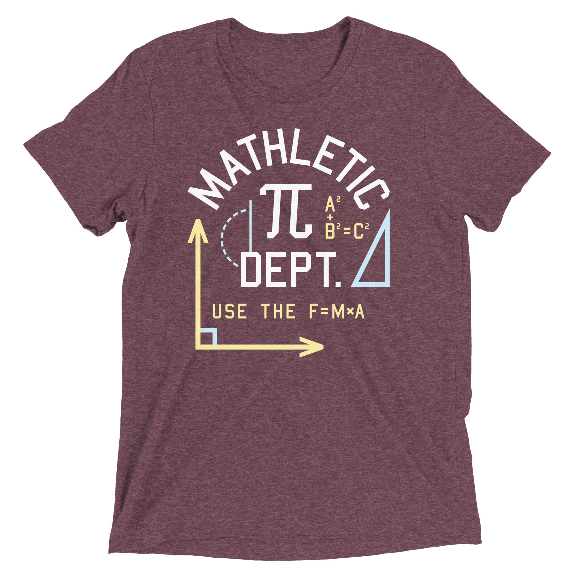 Mathletic Dept Men's Tri-Blend Tee