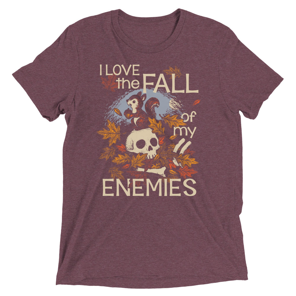 I Love The Fall Of My Enemies Men's Tri-Blend Tee