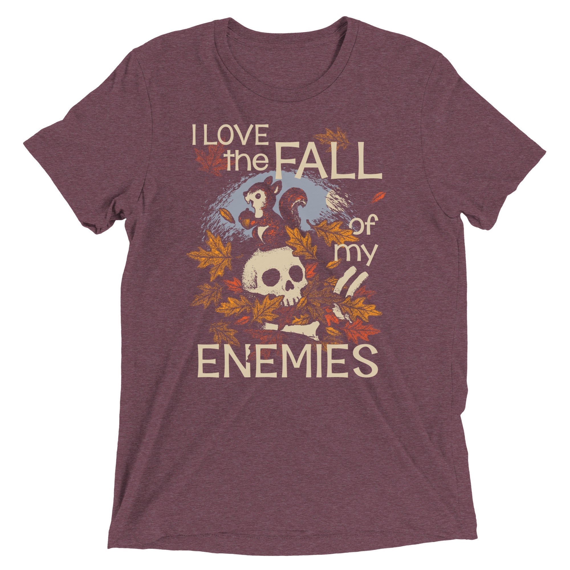 I Love The Fall Of My Enemies Men's Tri-Blend Tee