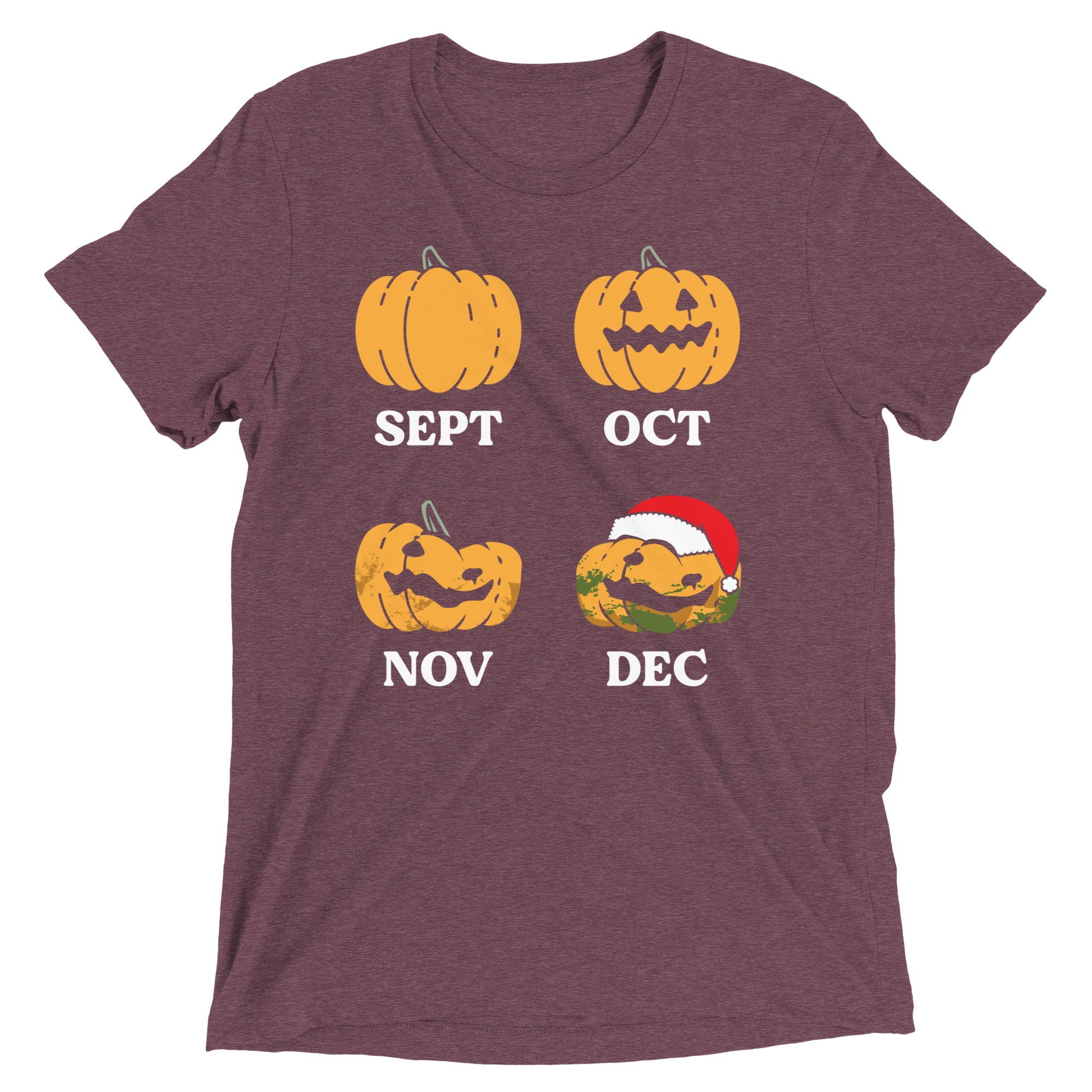 Pumpkin Months Men's Tri-Blend Tee