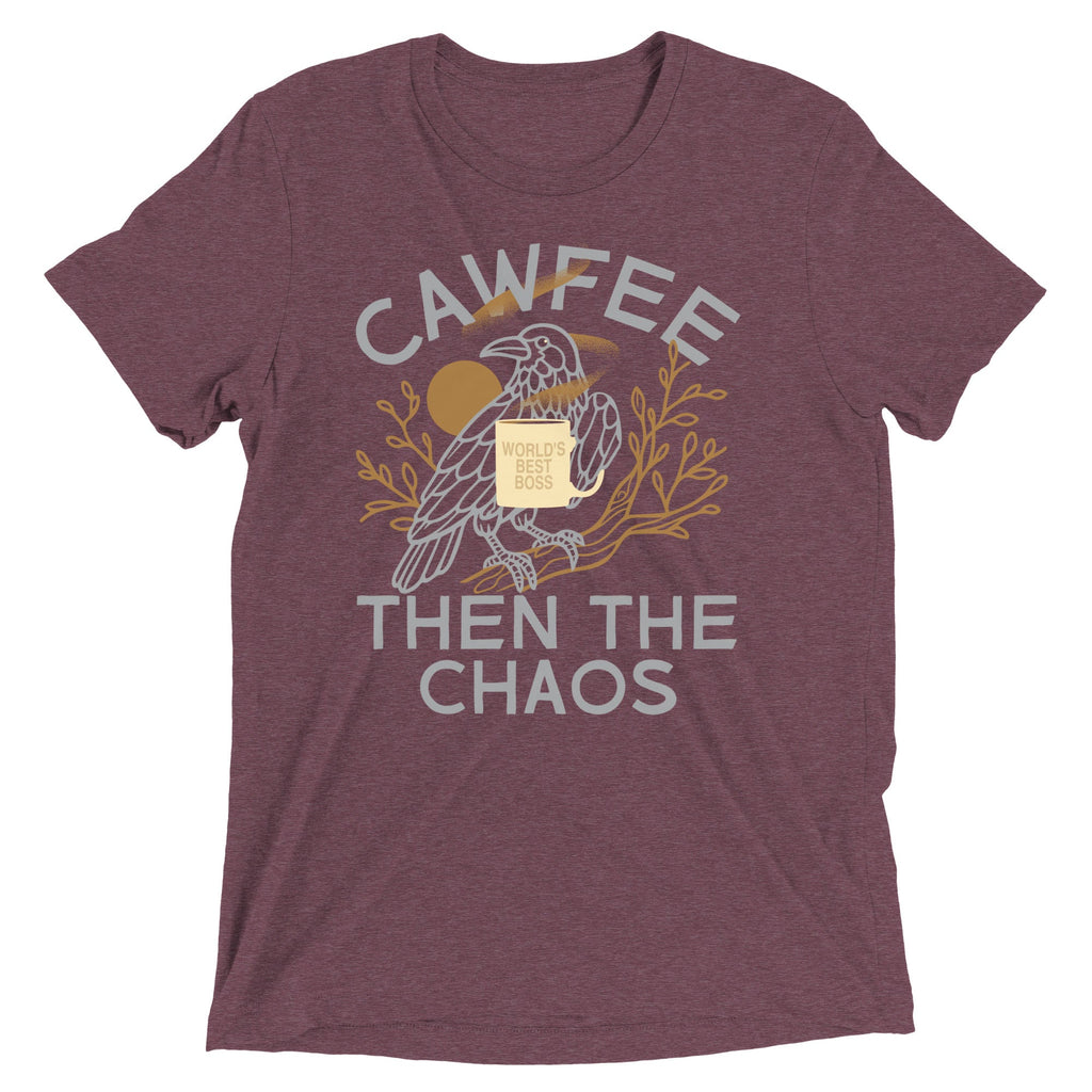 Cawfee Then The Chaos Men's Tri-Blend Tee