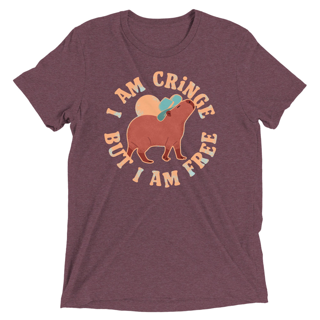 I Am Cringe But I Am Free Men's Tri-Blend Tee