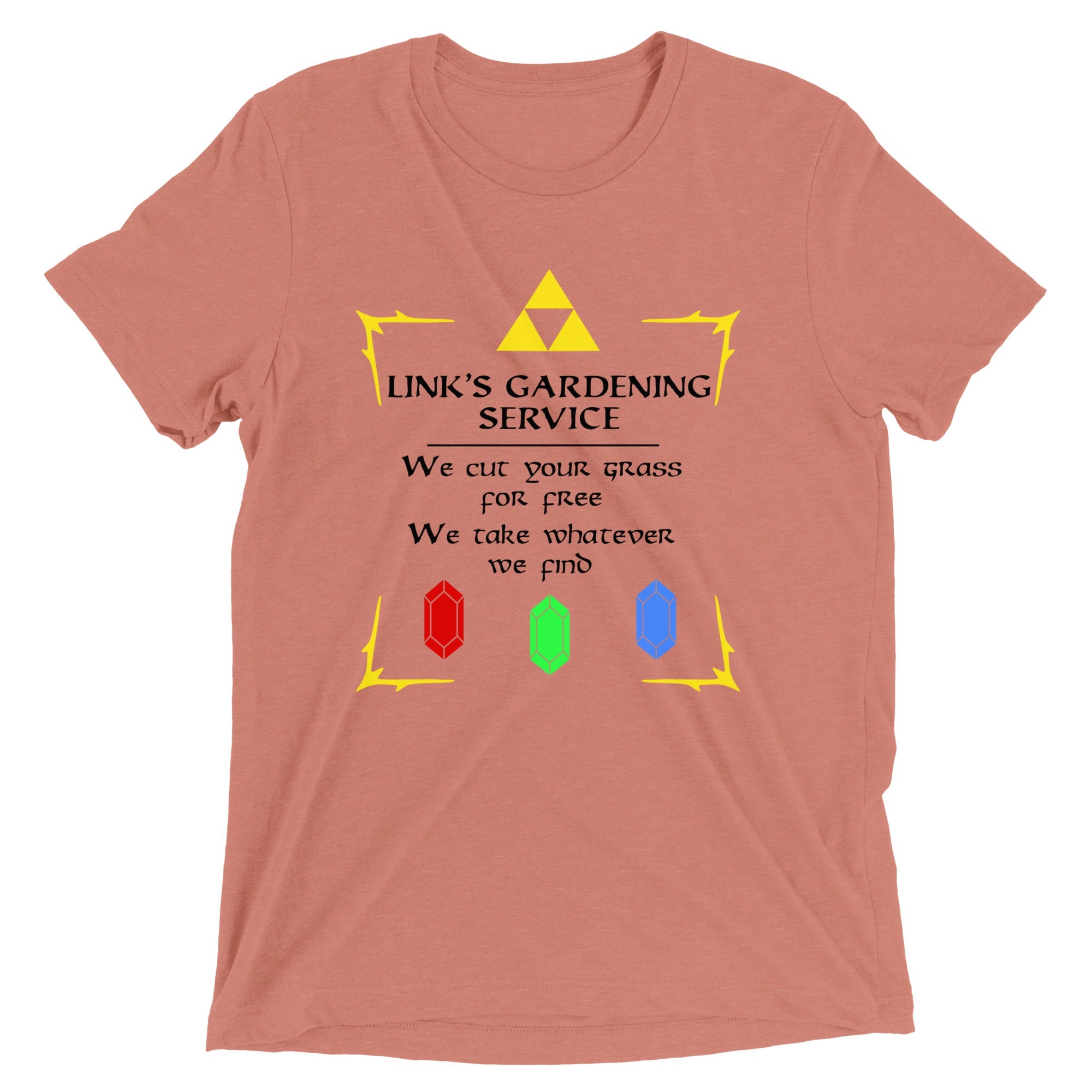 Link's Gardening Service Men's Tri-Blend Tee