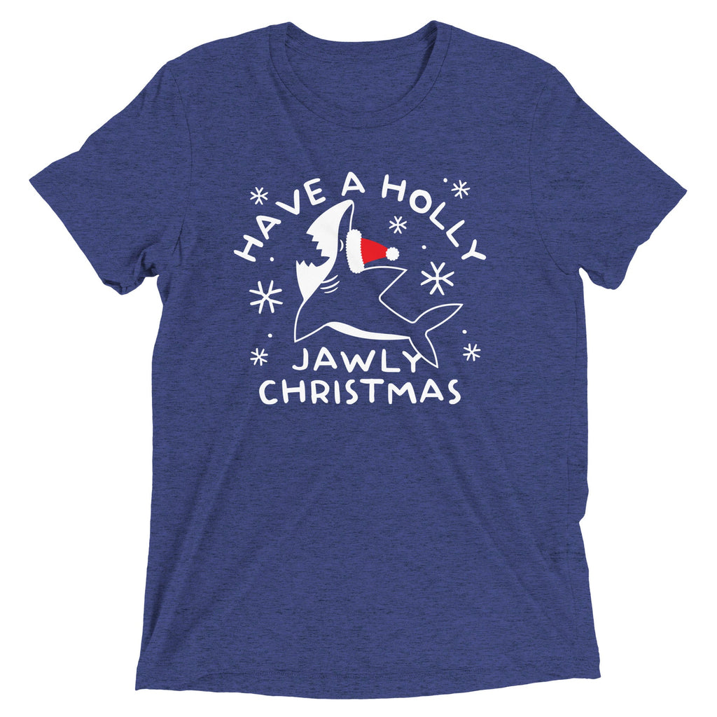 Have A Holly Jawly Christmas Men's Tri-Blend Tee