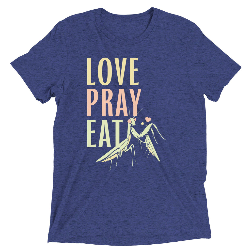 Love Pray Eat Men's Tri-Blend Tee