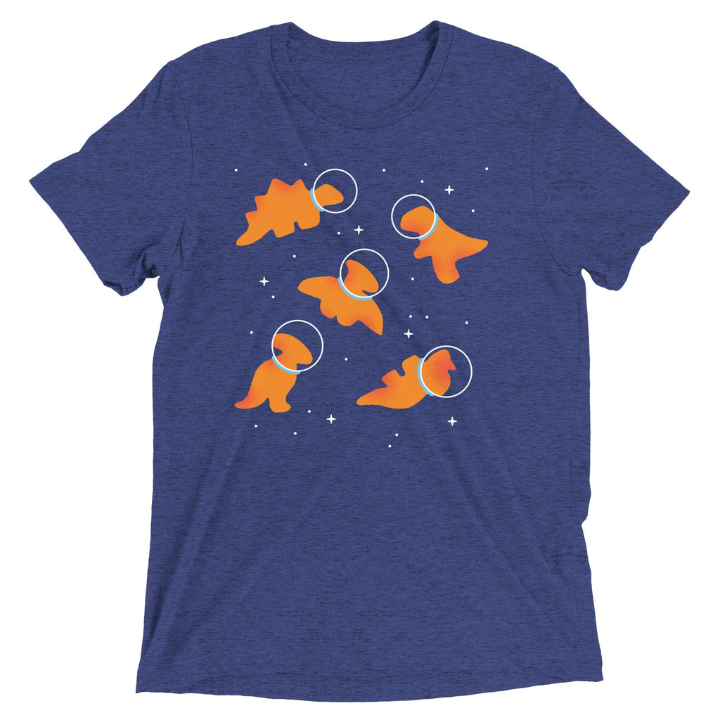 Dino Nugs In Space Men's Tri-Blend Tee