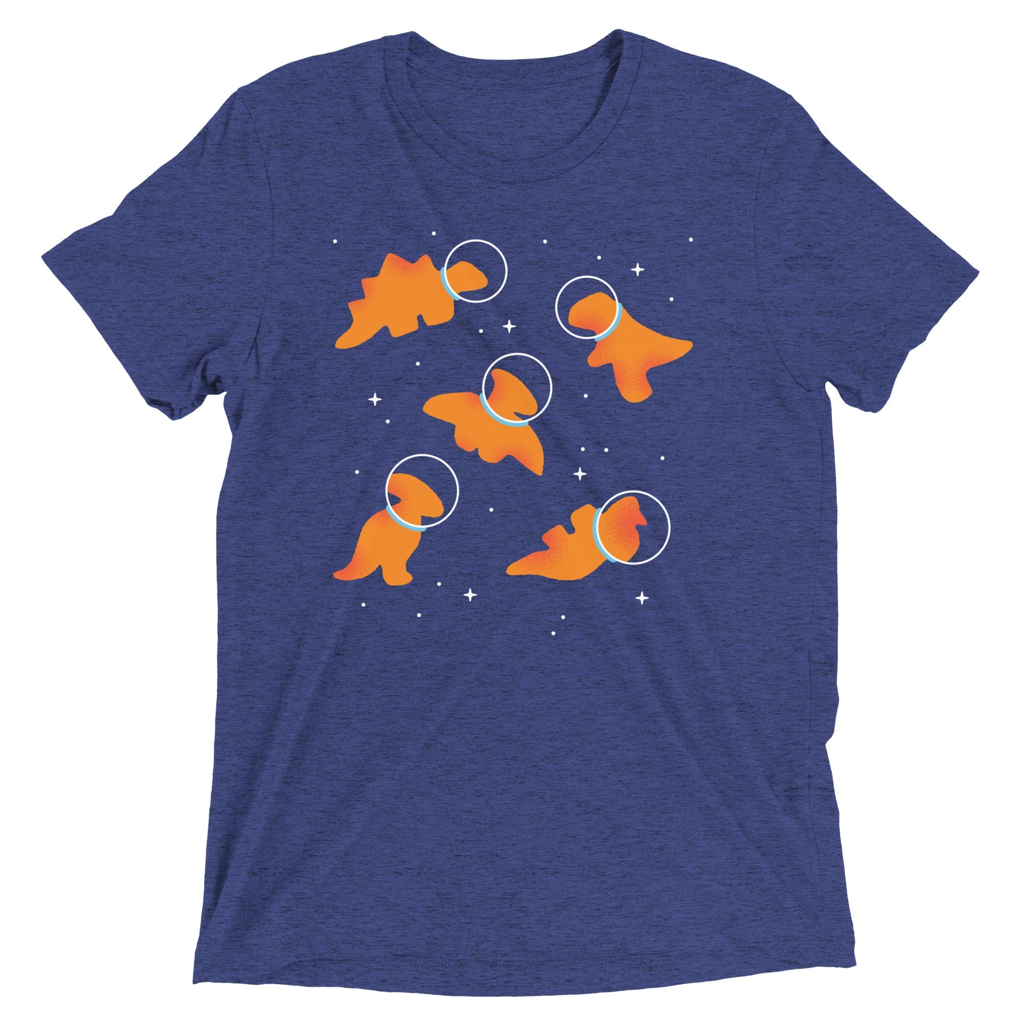 Dino Nugs In Space Men's Tri-Blend Tee
