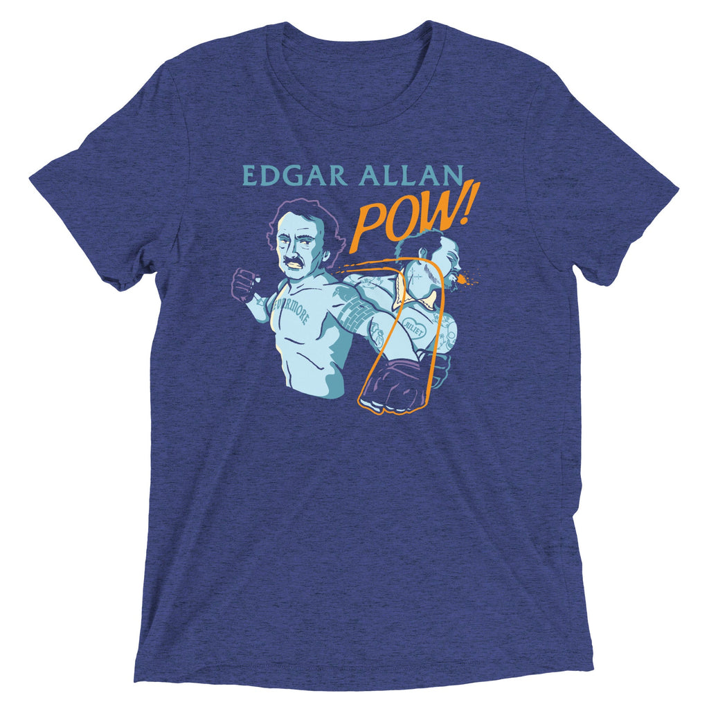 Edgar Allan Pow! Men's Tri-Blend Tee