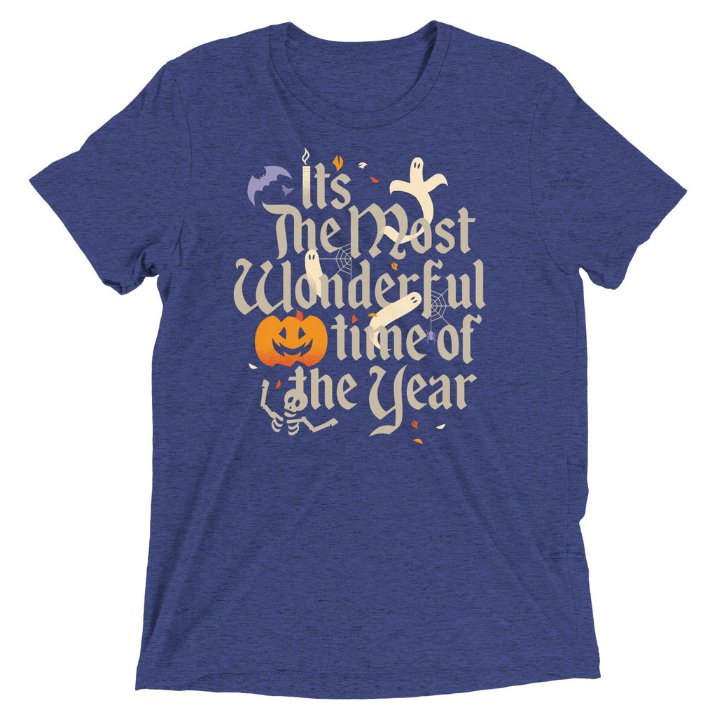 It's The Most Wonderful Time Of The Year Halloween Men's Tri-Blend Tee