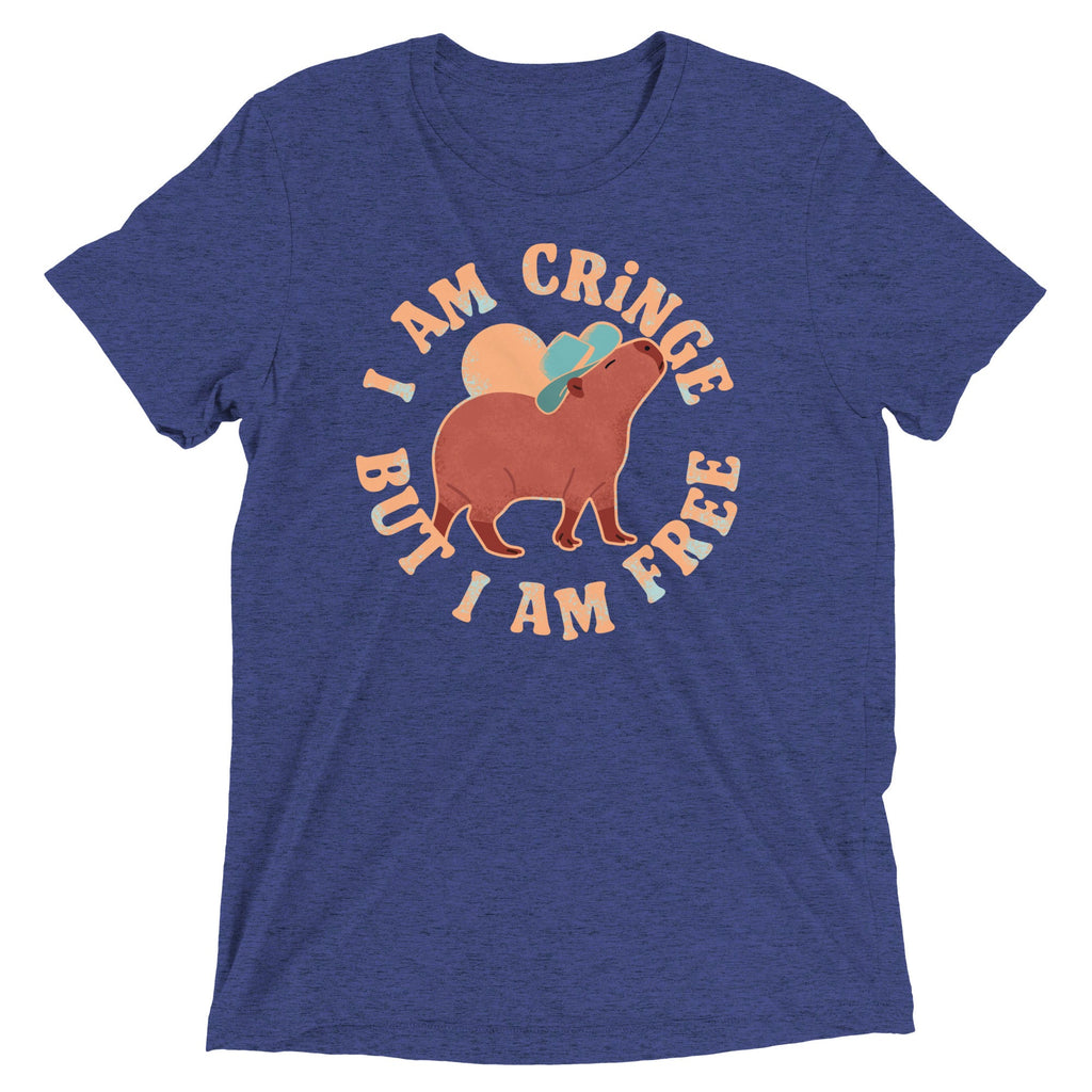 I Am Cringe But I Am Free Men's Tri-Blend Tee