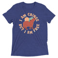 I Am Cringe But I Am Free Men's Tri-Blend Tee