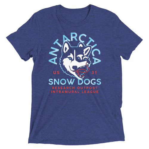 Antarctica Snow Dogs Men's Tri-Blend Tee