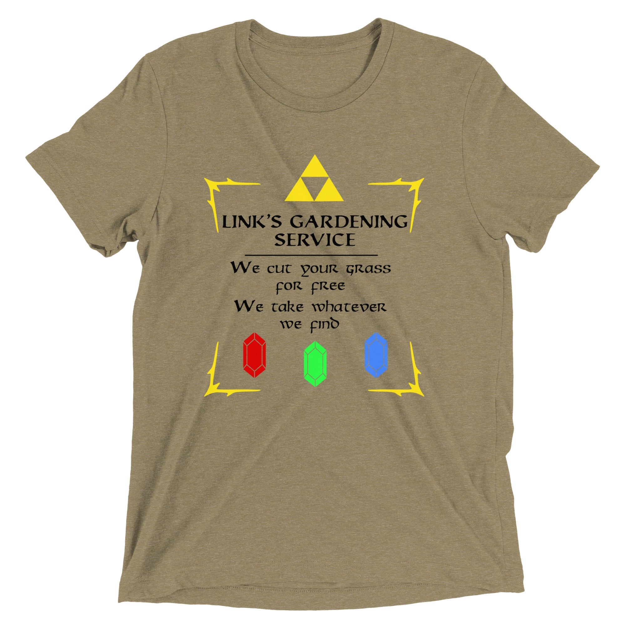 Link's Gardening Service Men's Tri-Blend Tee