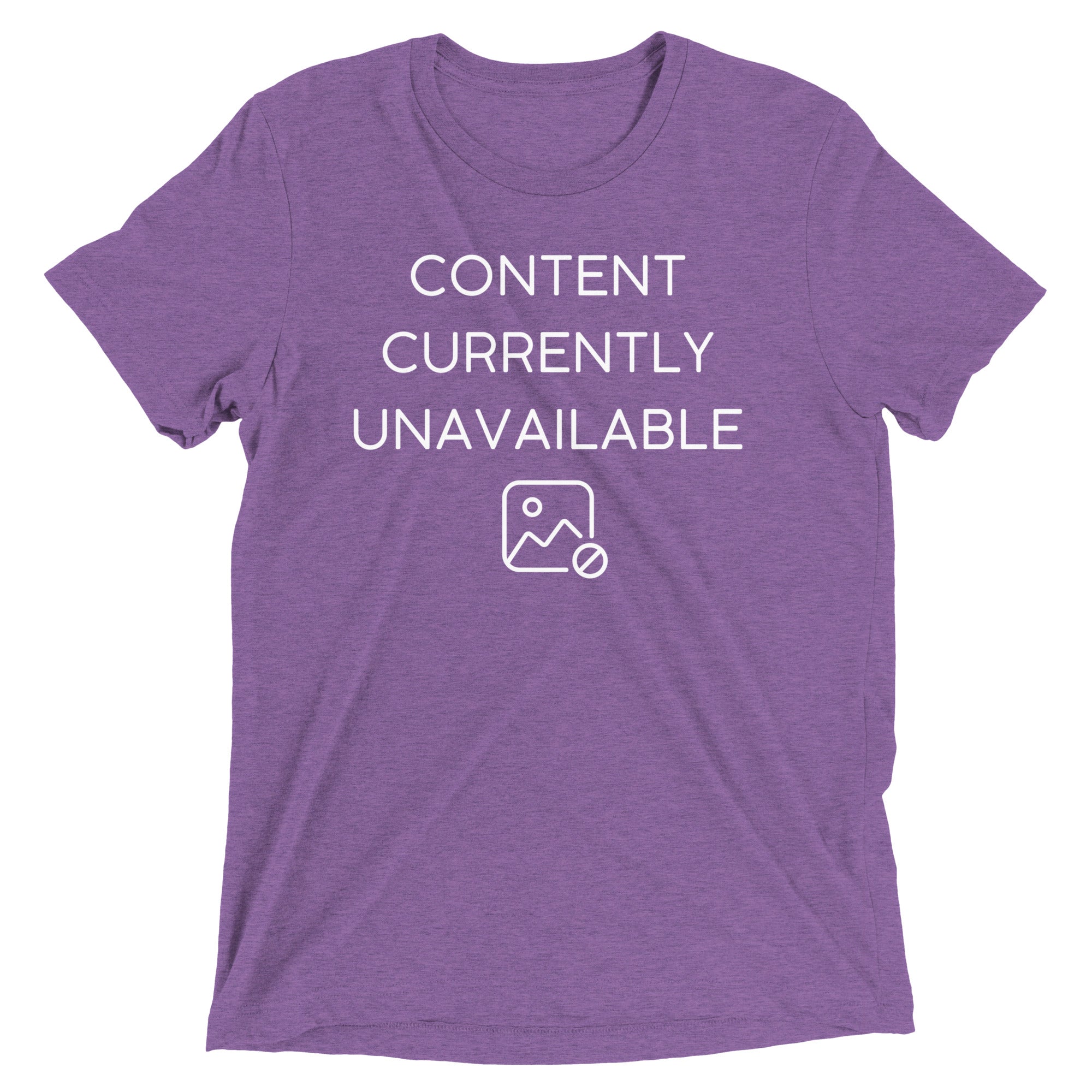 Content Currently Unavailable Men's Tri-Blend Tee