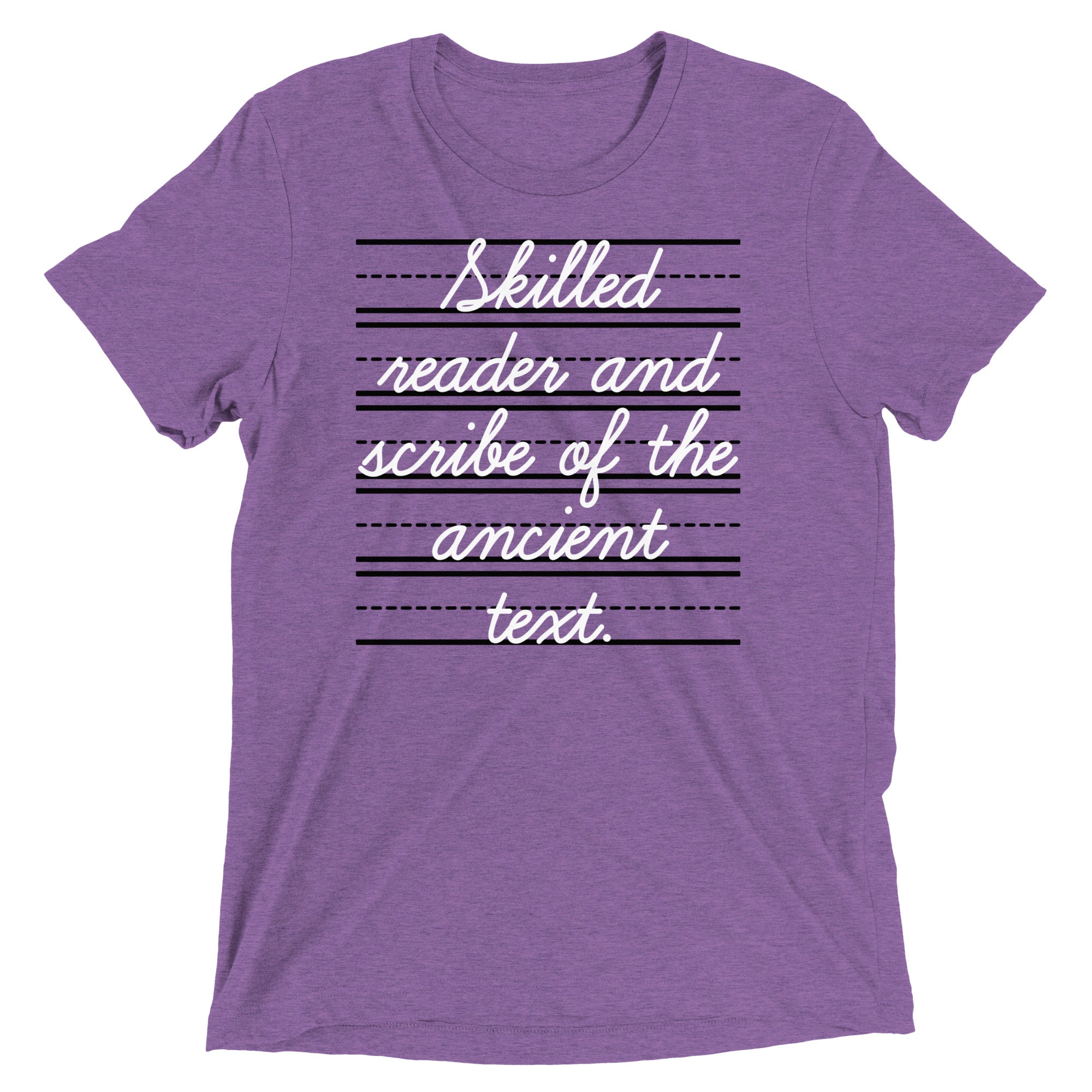 Skilled Reader And Scribe Of The Ancient Text Men's Tri-Blend Tee