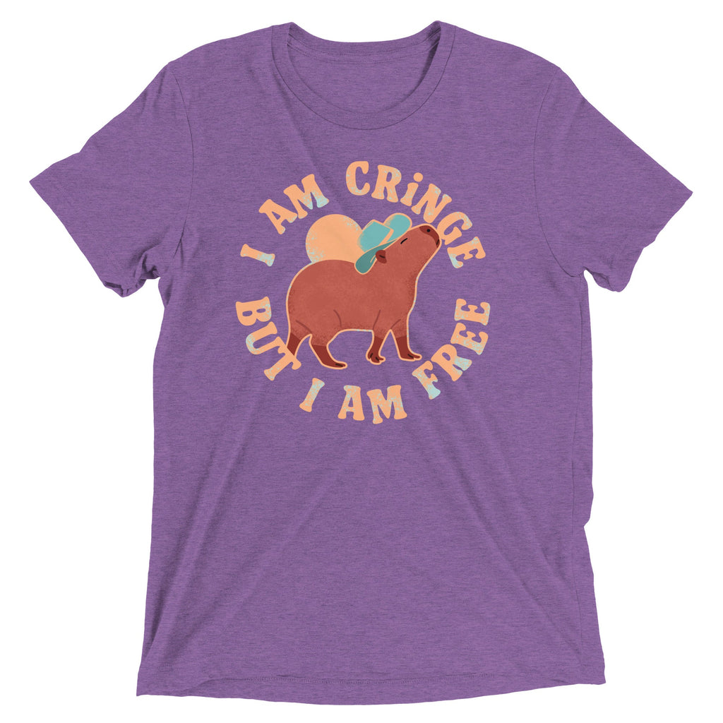 I Am Cringe But I Am Free Men's Tri-Blend Tee