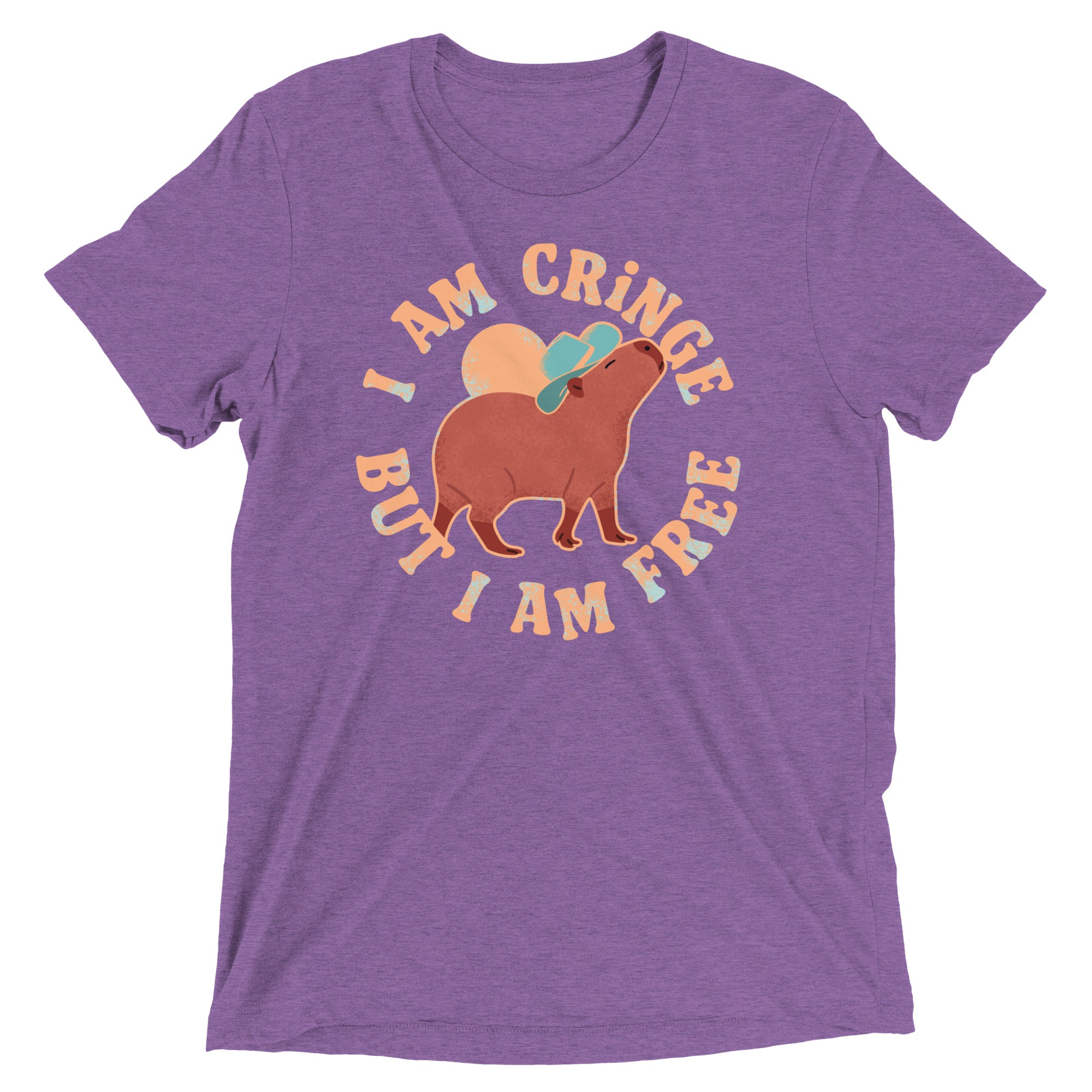 I Am Cringe But I Am Free Men's Tri-Blend Tee
