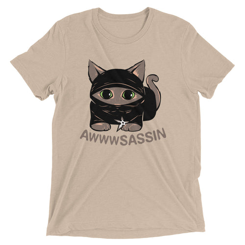 Awwwsassin Men's Tri-Blend Tee