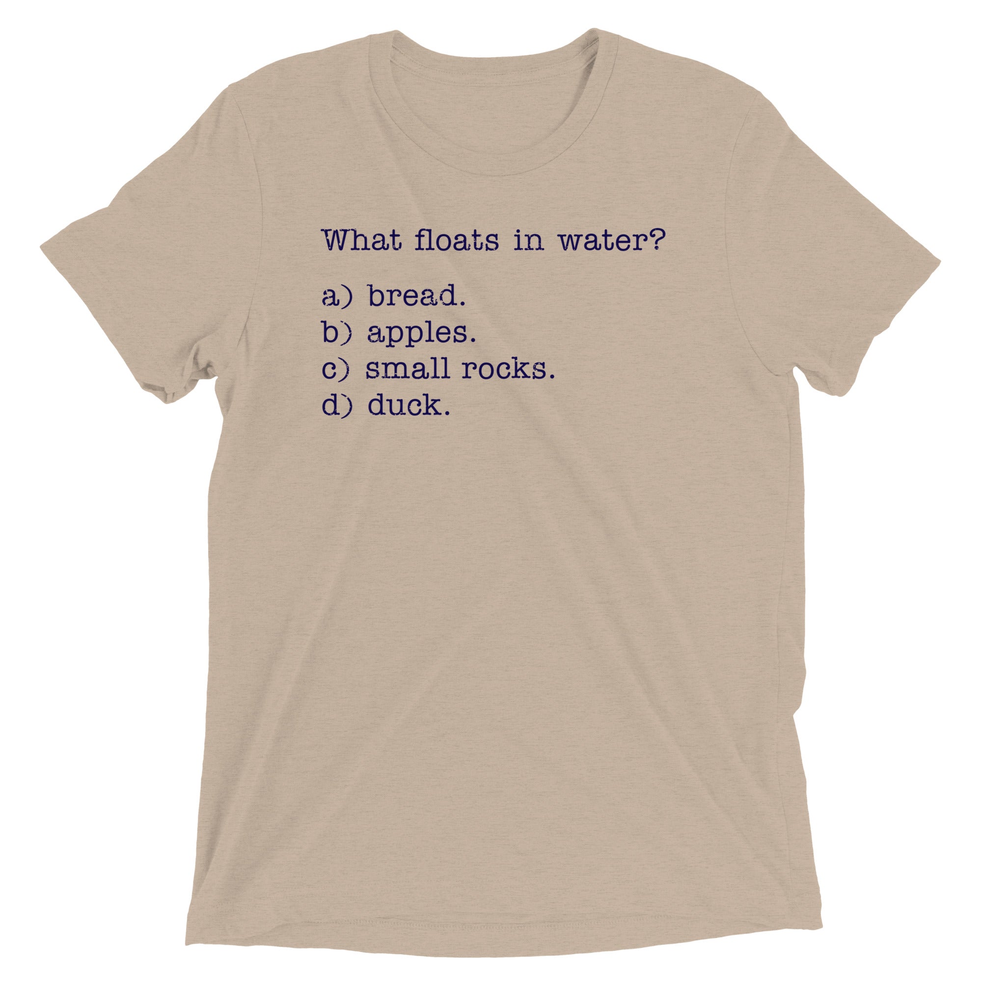 What Floats In Water? Men's Tri-Blend Tee