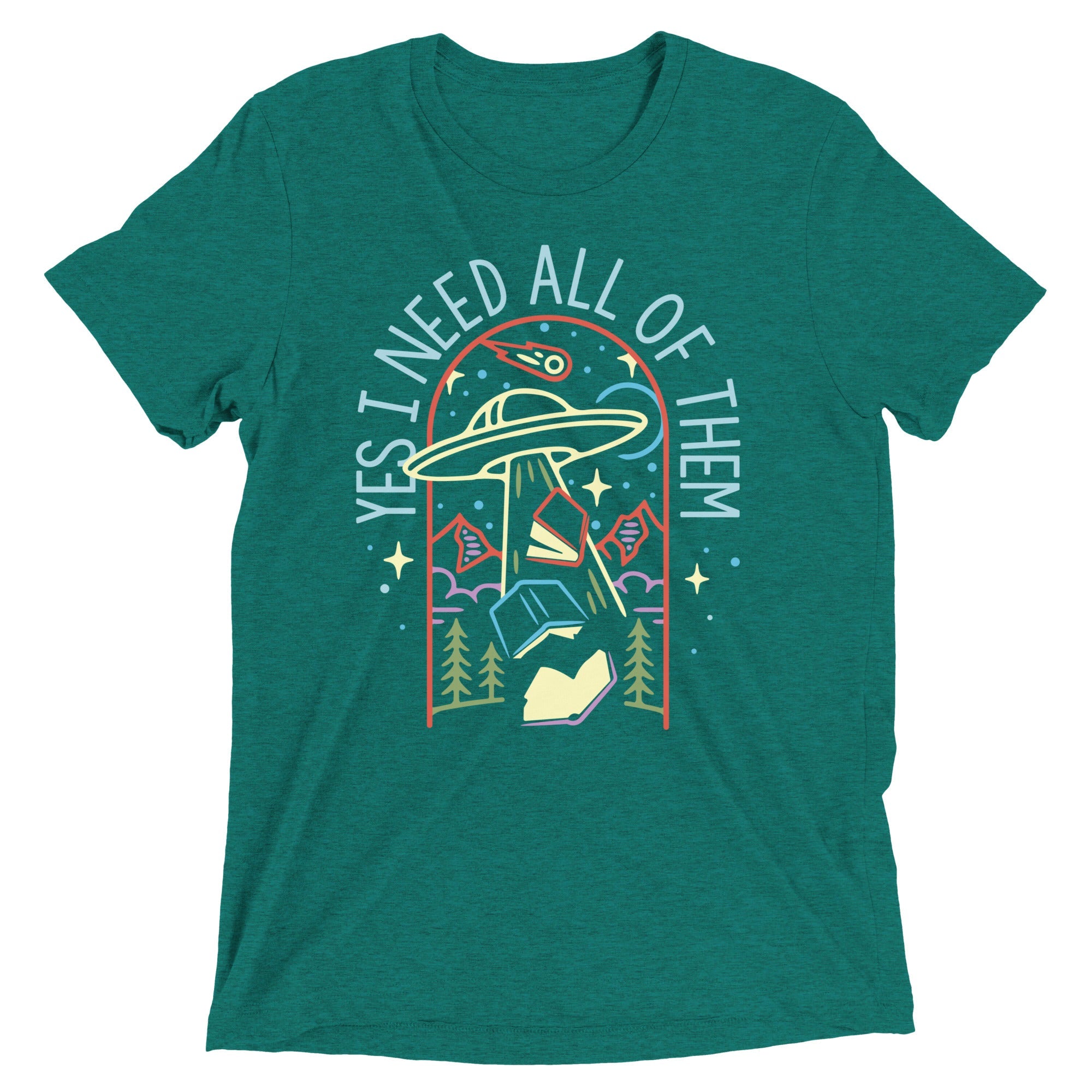 Yes I Need All Of Them Men's Tri-Blend Tee