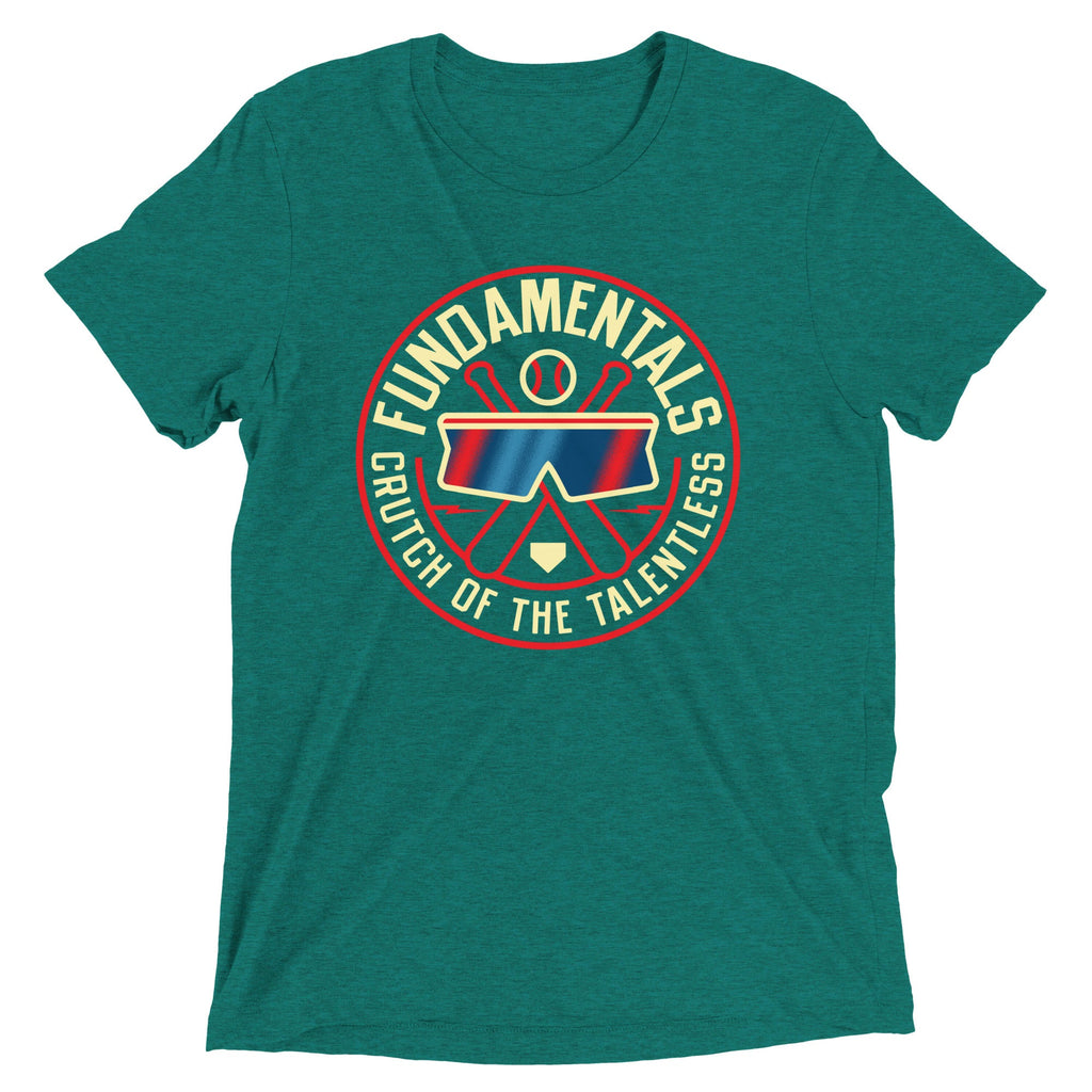 Fundamentals Crutch Of The Talentless Men's Tri-Blend Tee