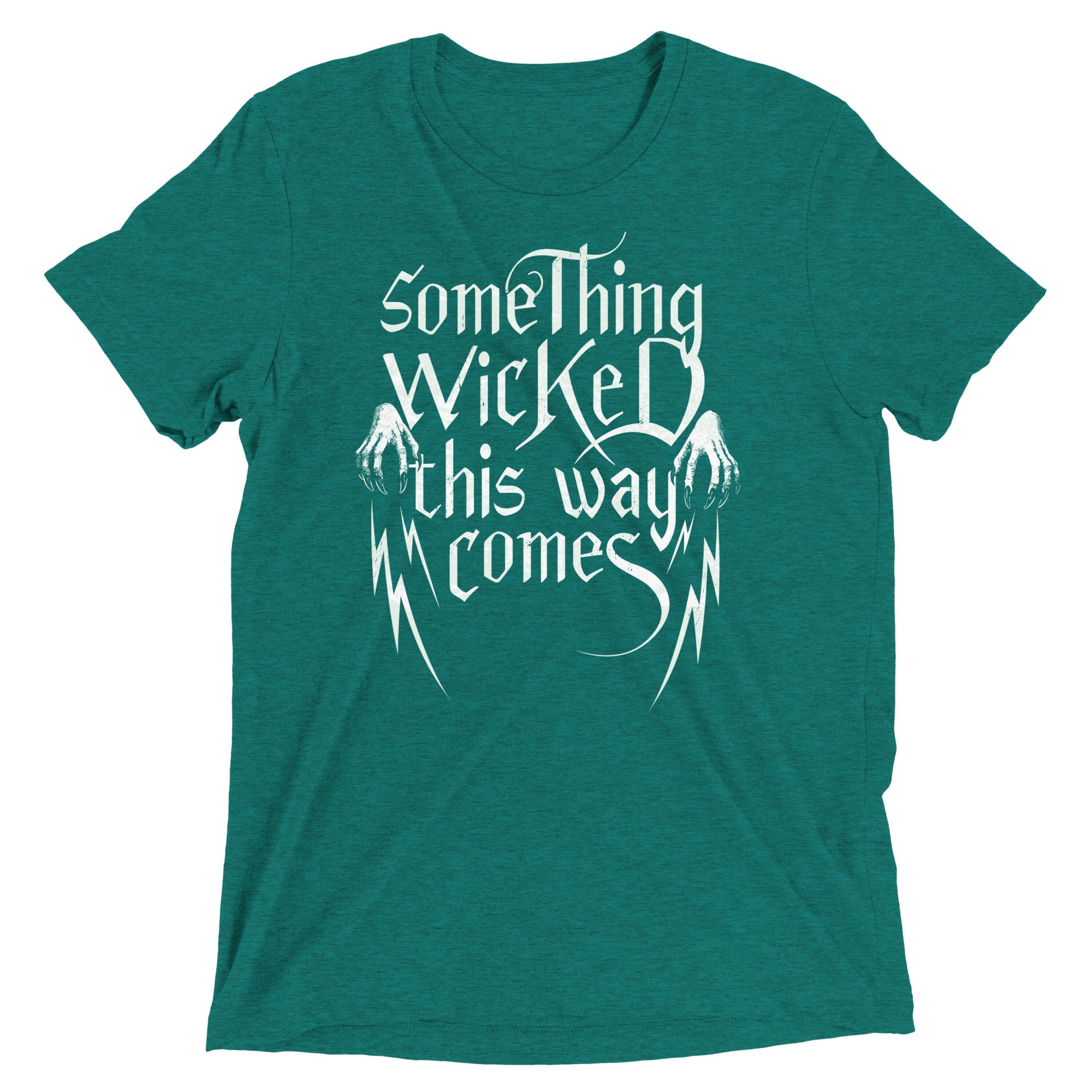 Something Wicked This Way Comes Men's Tri-Blend Tee