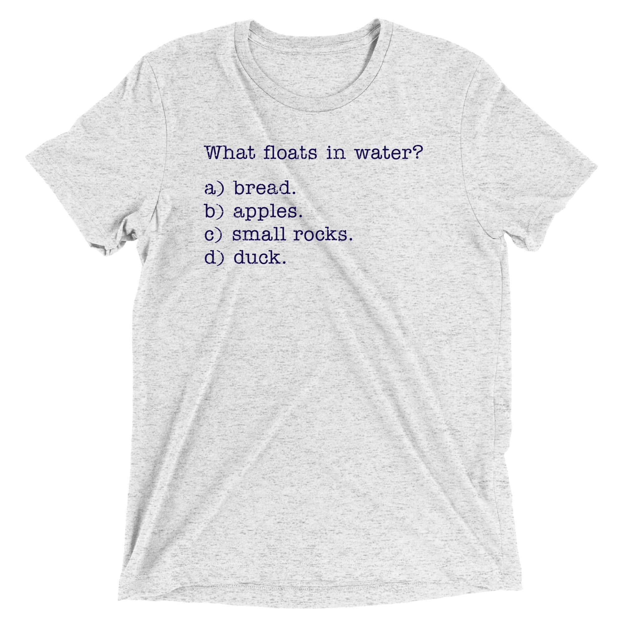 What Floats In Water? Men's Tri-Blend Tee