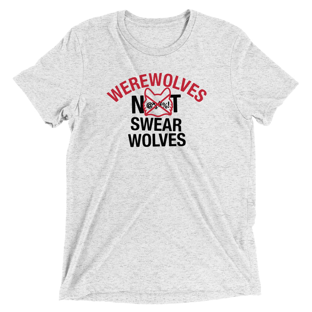 Werewolves Not Swearwolves Men's Tri-Blend Tee