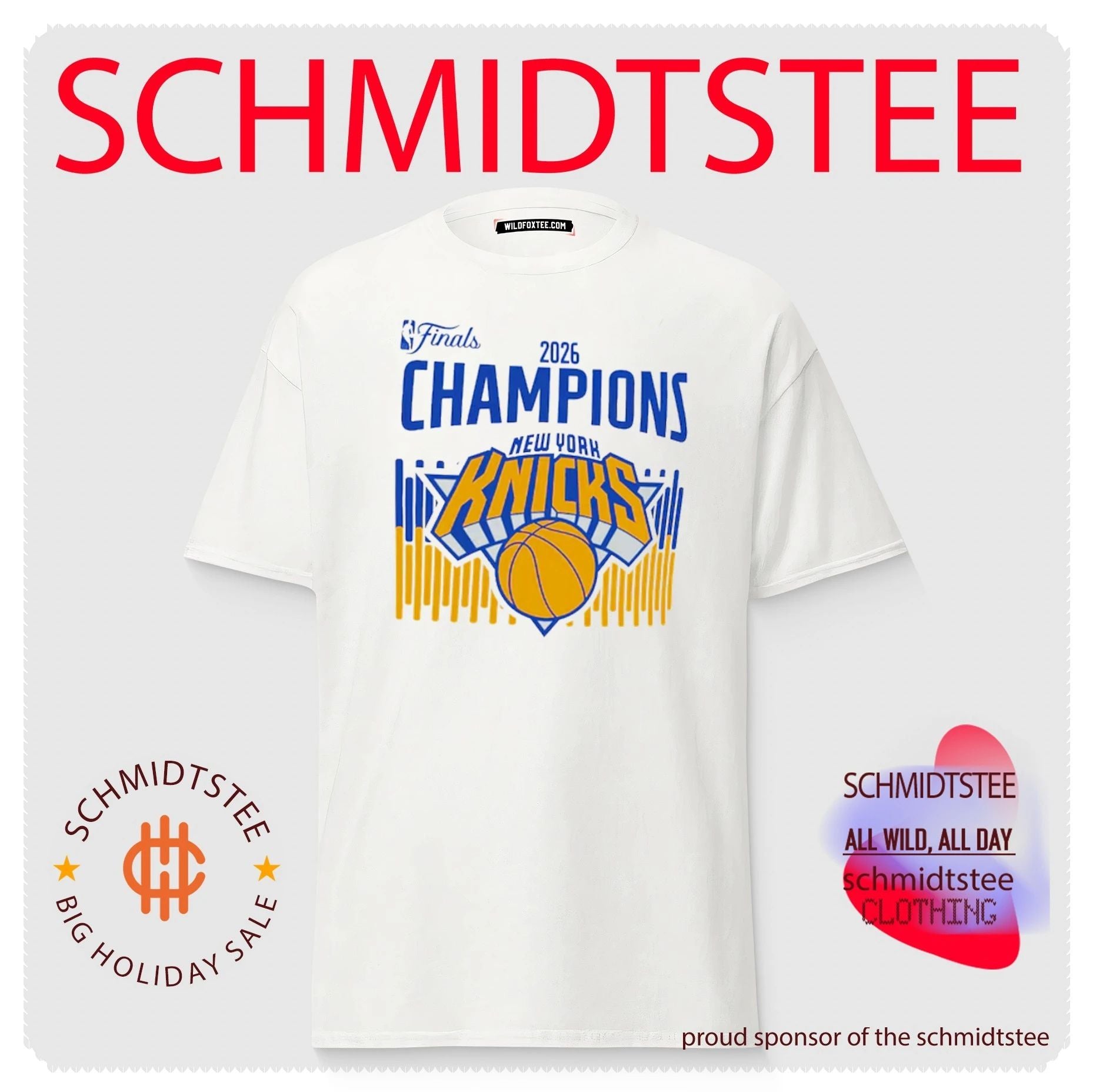 New York Knicks 2026 NBA Finals Champions Mainstream Terry shirt