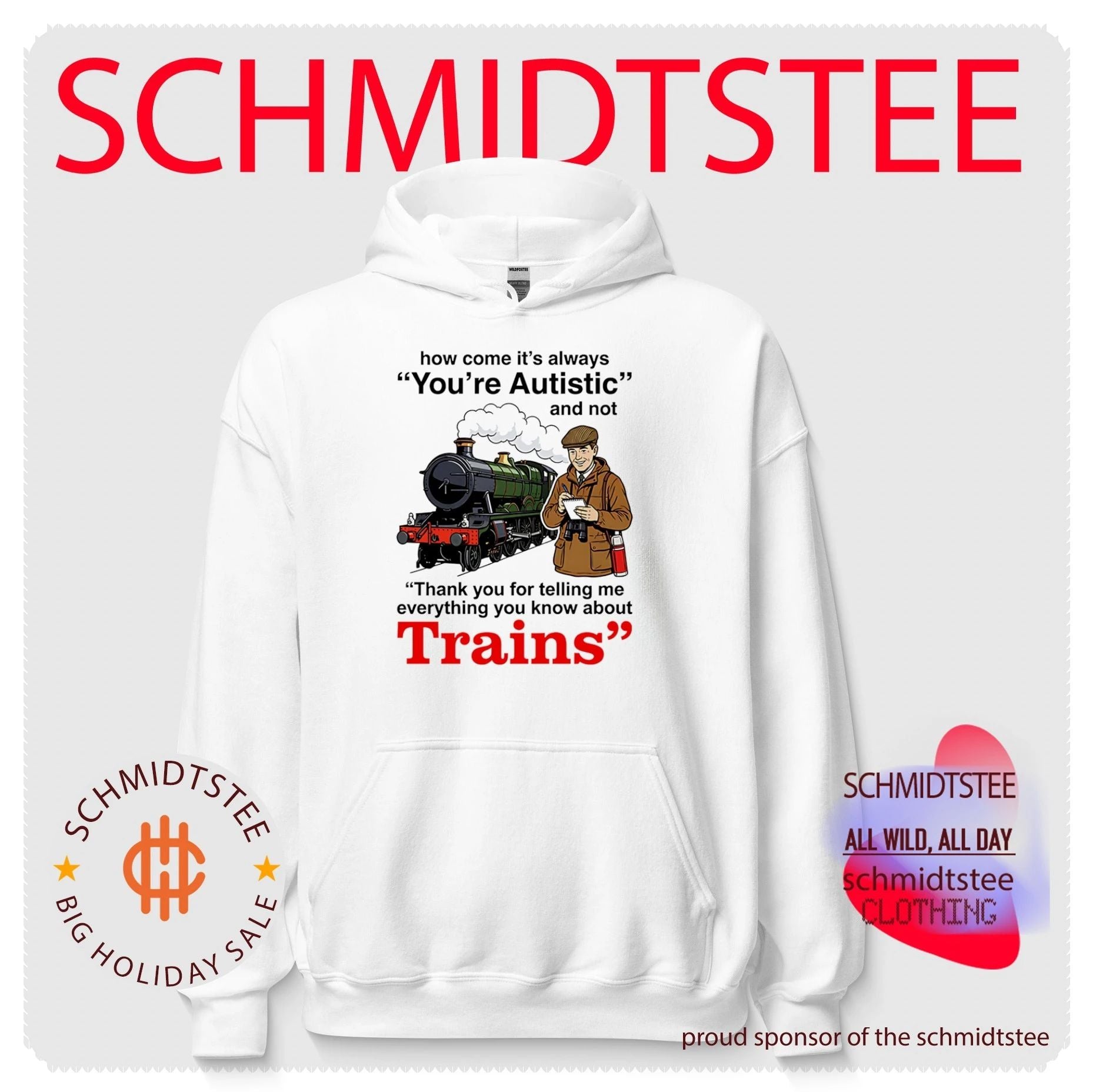 How come its always you’re autistic and not thank you for telling me everything you know about Trains shirt