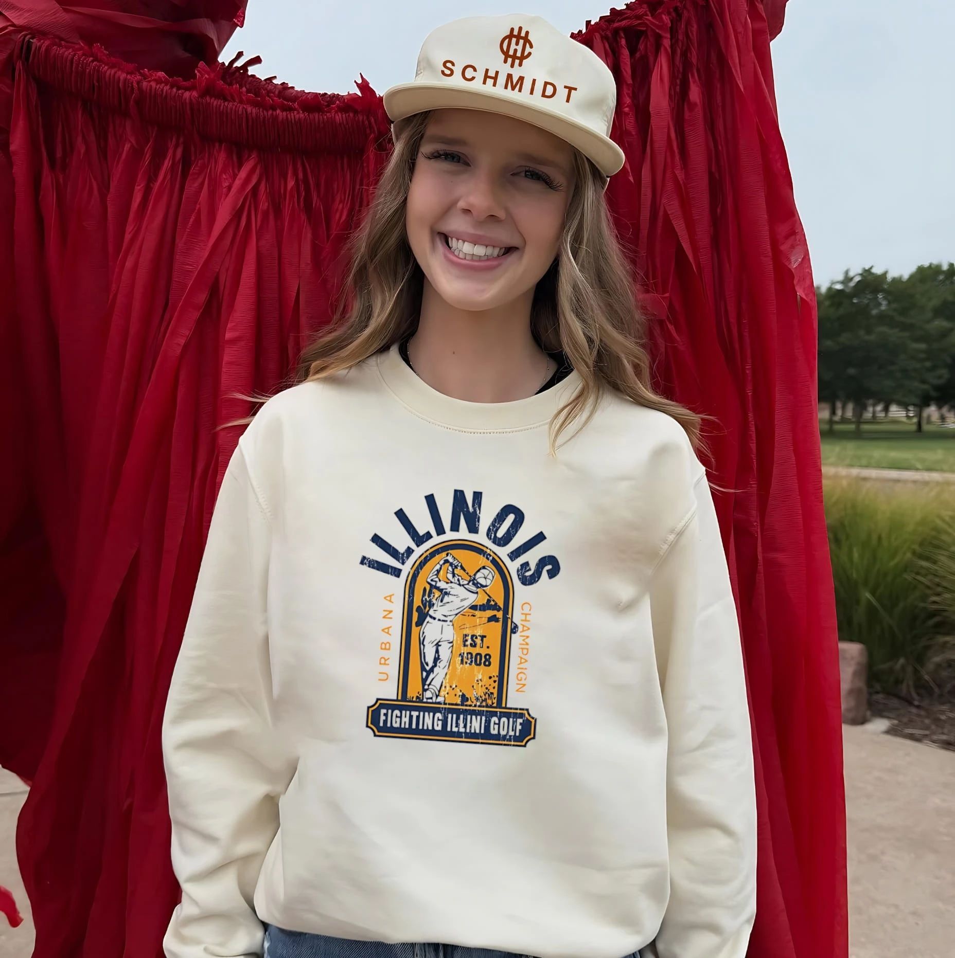 Illinois Fighting Illini golf vintage shirt