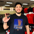 New York Knicks New York Forever vibrant skyline graphic shirt