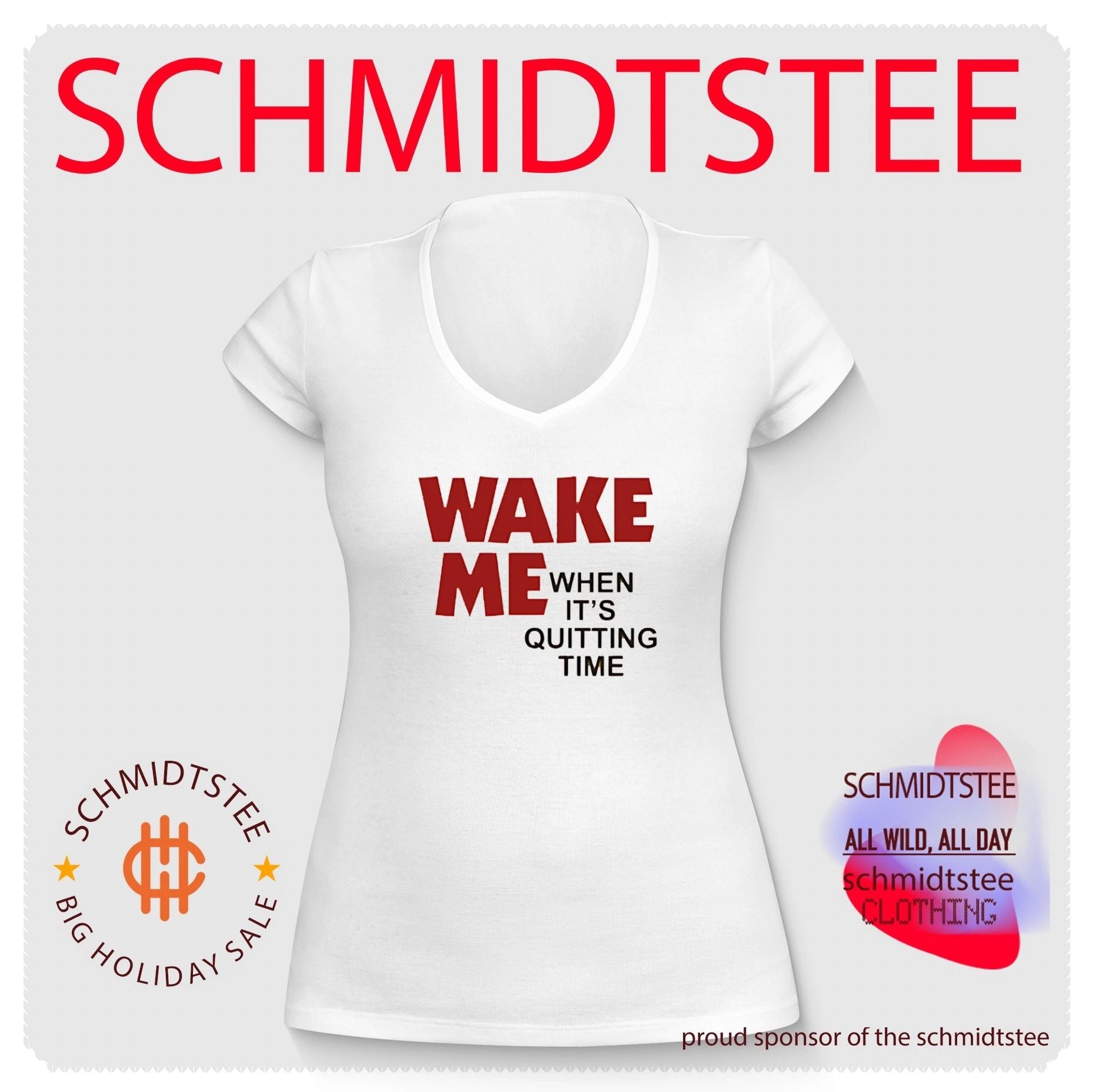 Wake Me when it’s quitting time shirt