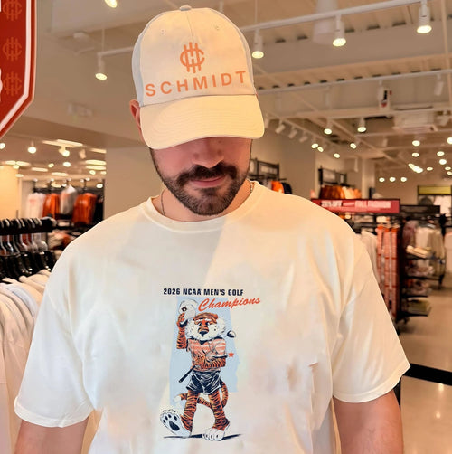 Auburn NCAA Men’s Golf 2026 Champions mascot shirt