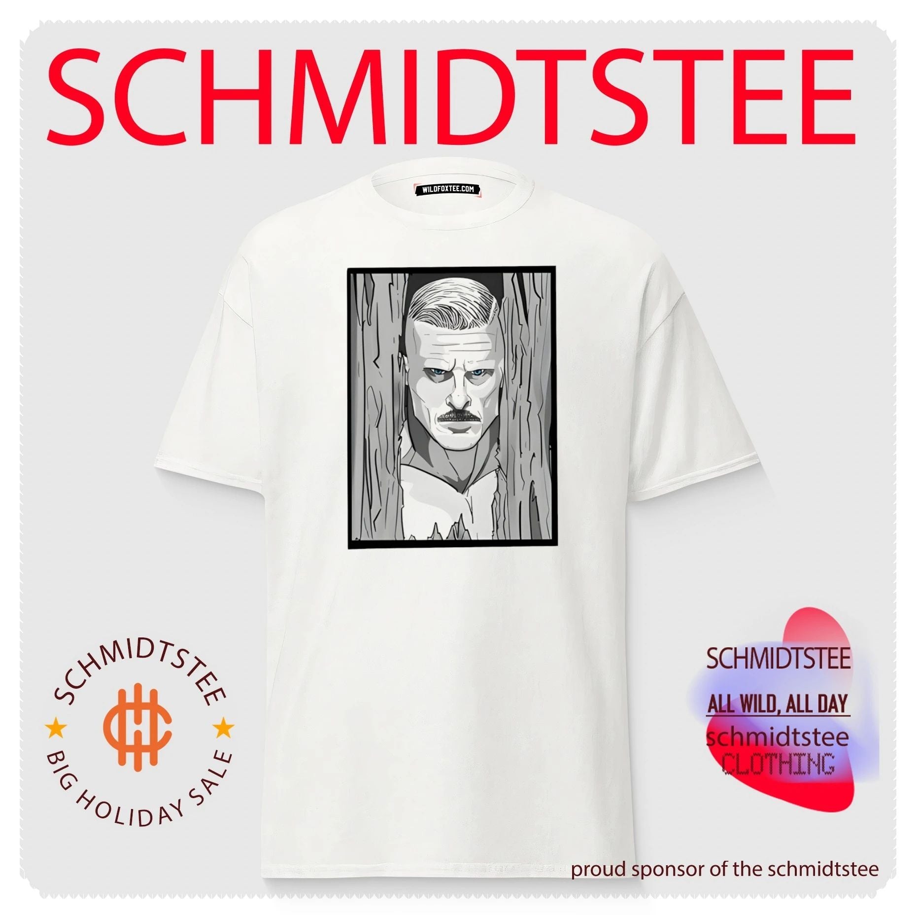 Samuel Shaw portrait vintage shirt