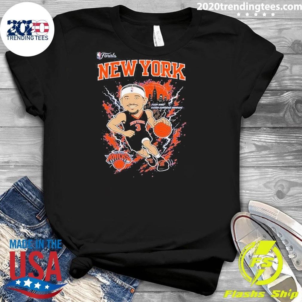 Josh Hart New York Knicks Outerstuff Youth 2026 NBA Finals Player Shirt