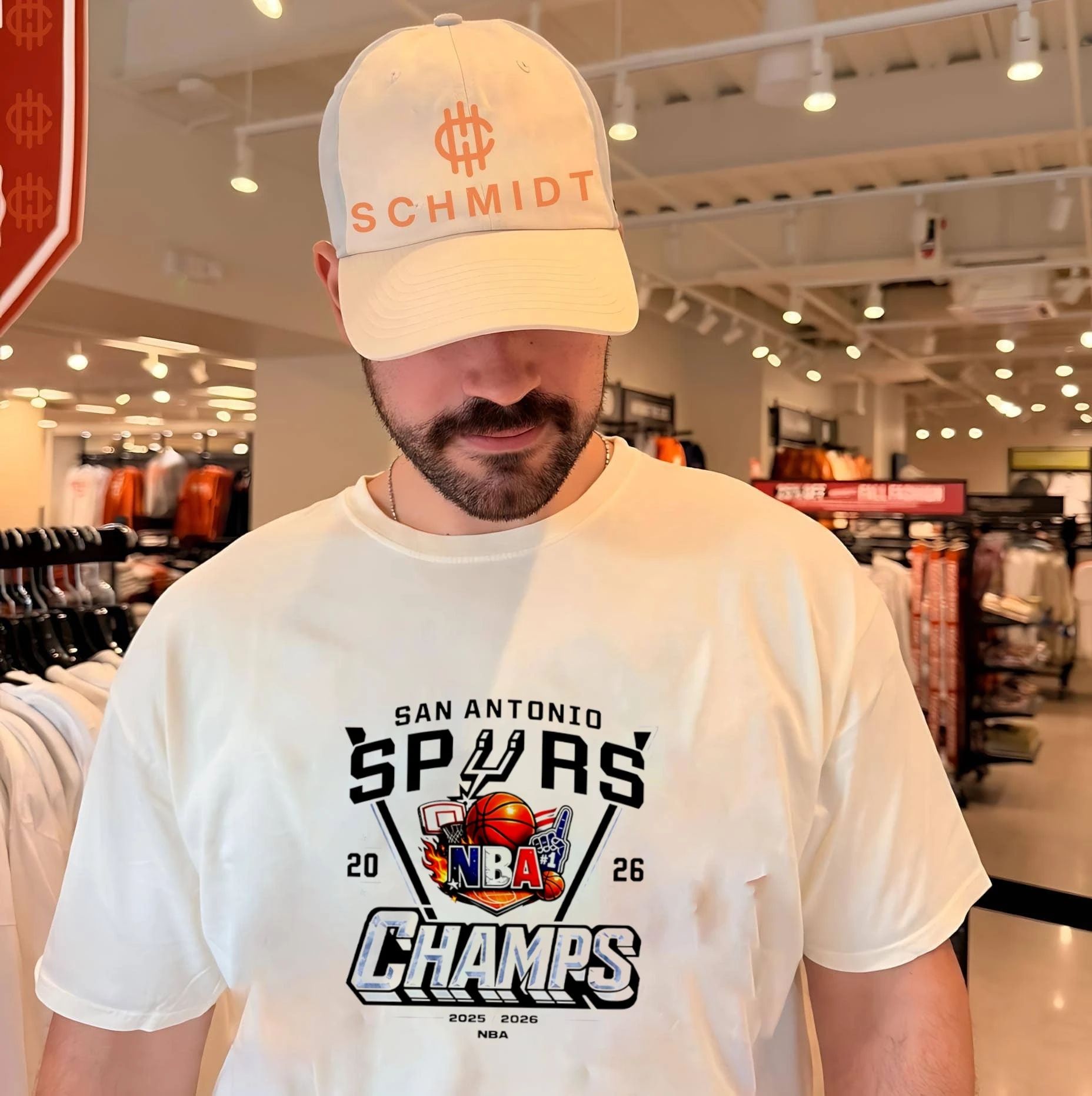 San Antonio Spurs NBA Champions 2026 Logo shirt