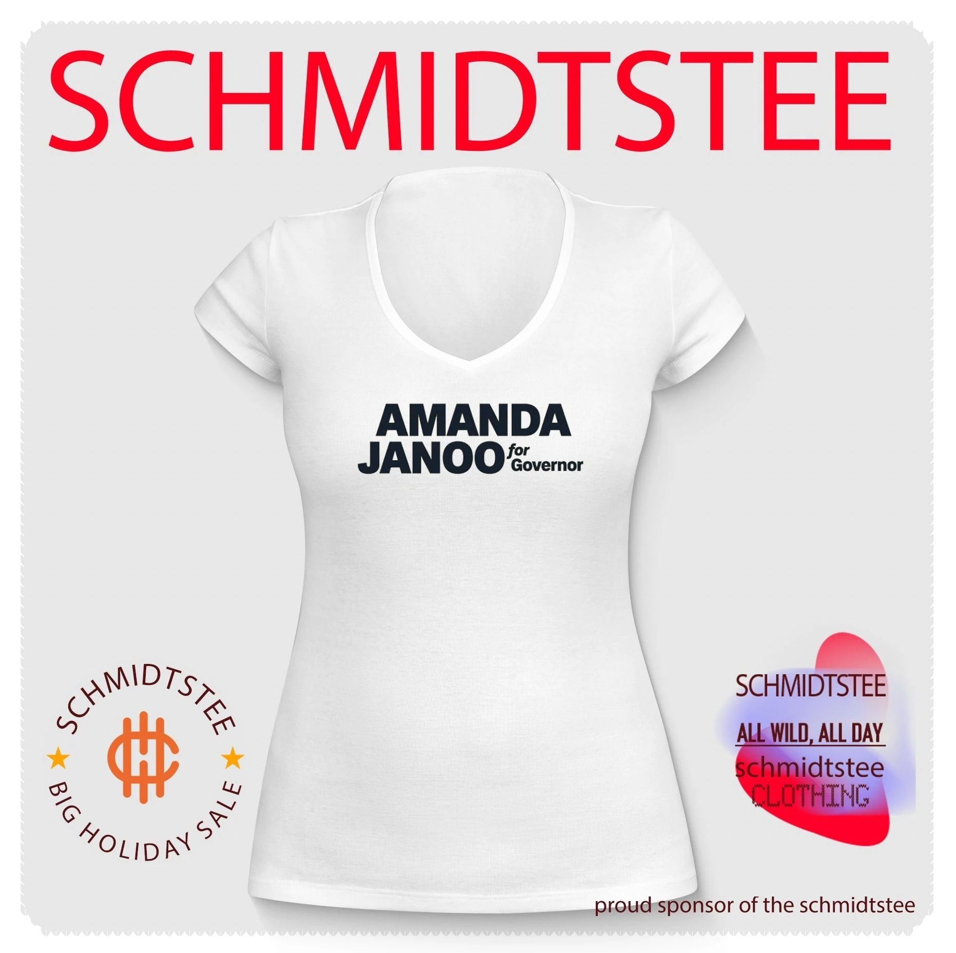 Amanda Janoo for Governor 2026 shirt